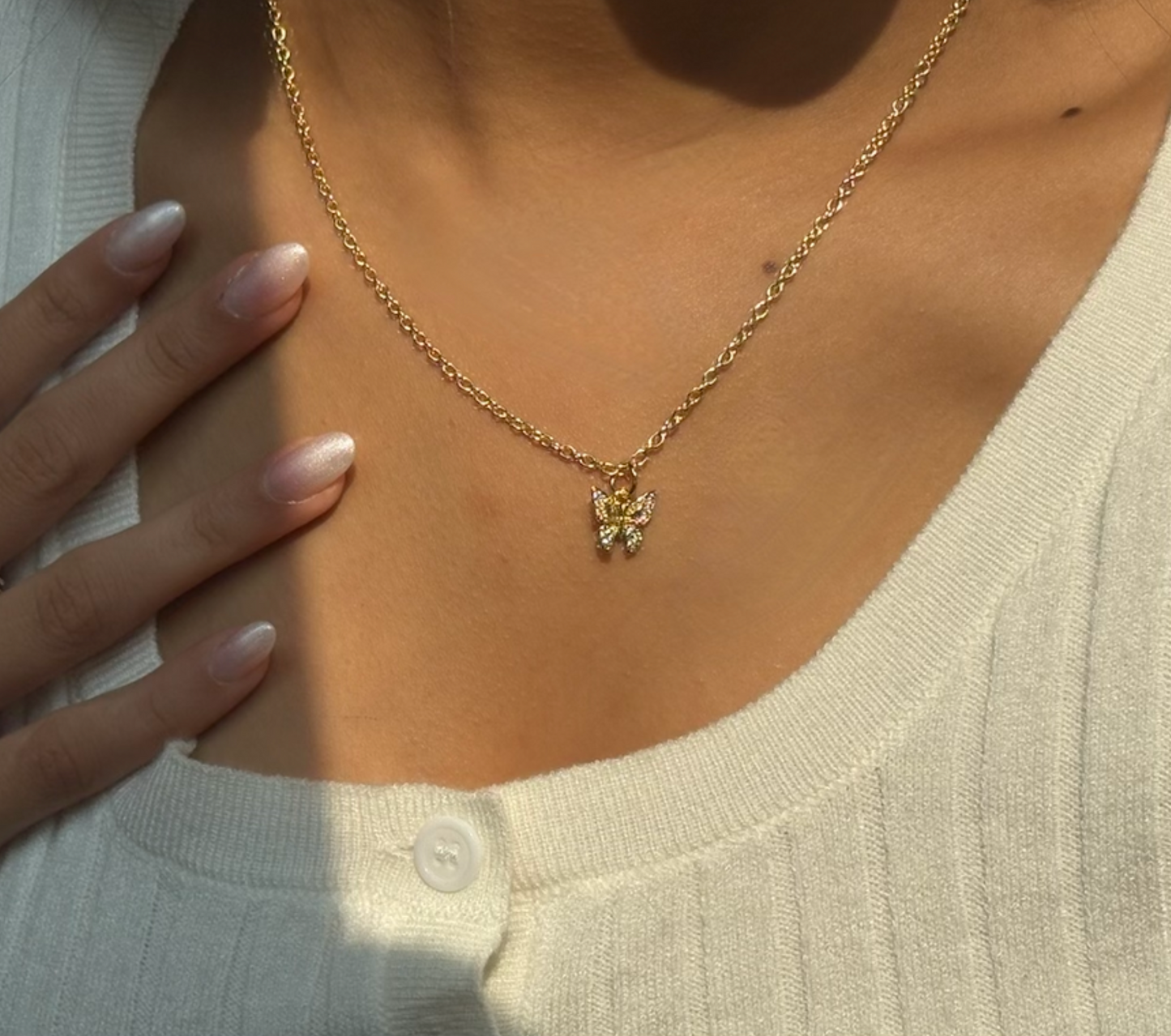 Beautiful Butterfly Necklace