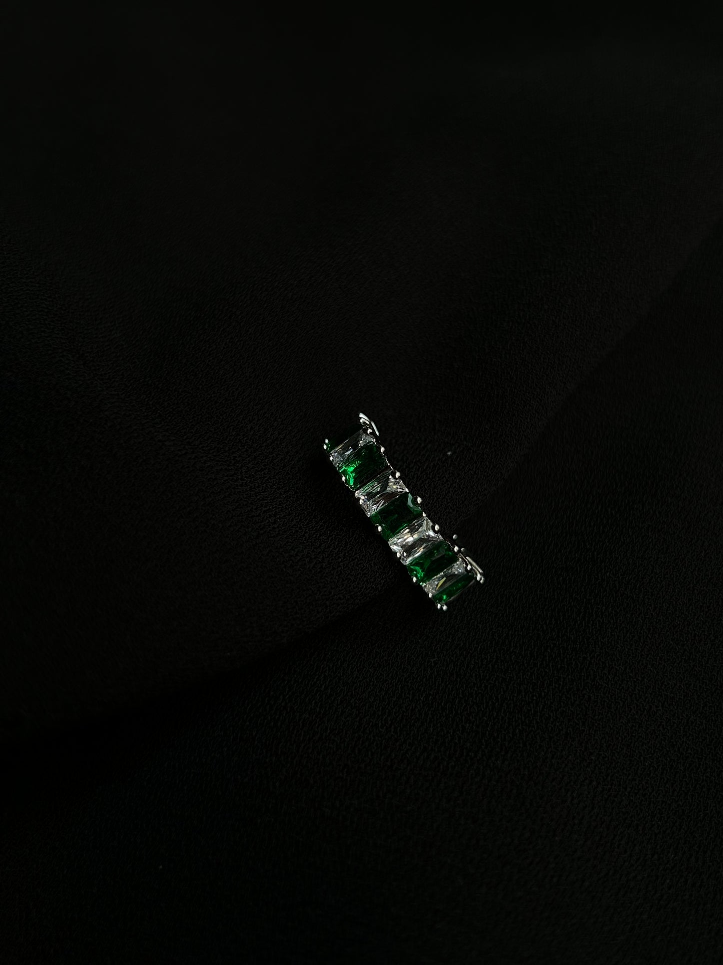 Emerald and diamond Ring - May