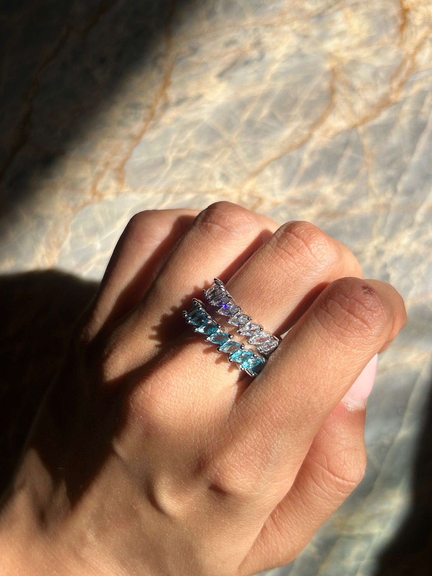 Aquamarine Ring - March