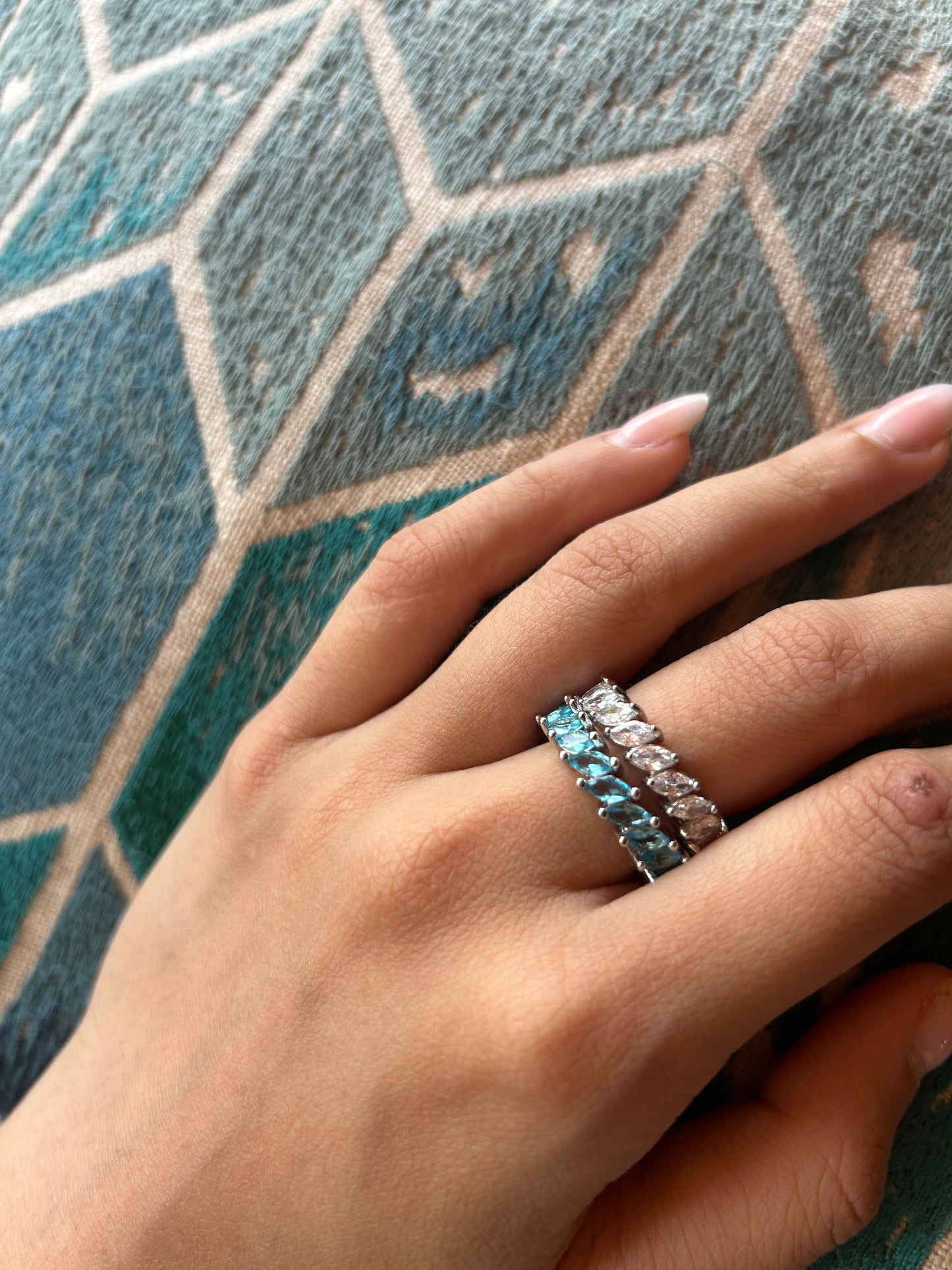 Aquamarine Ring - March