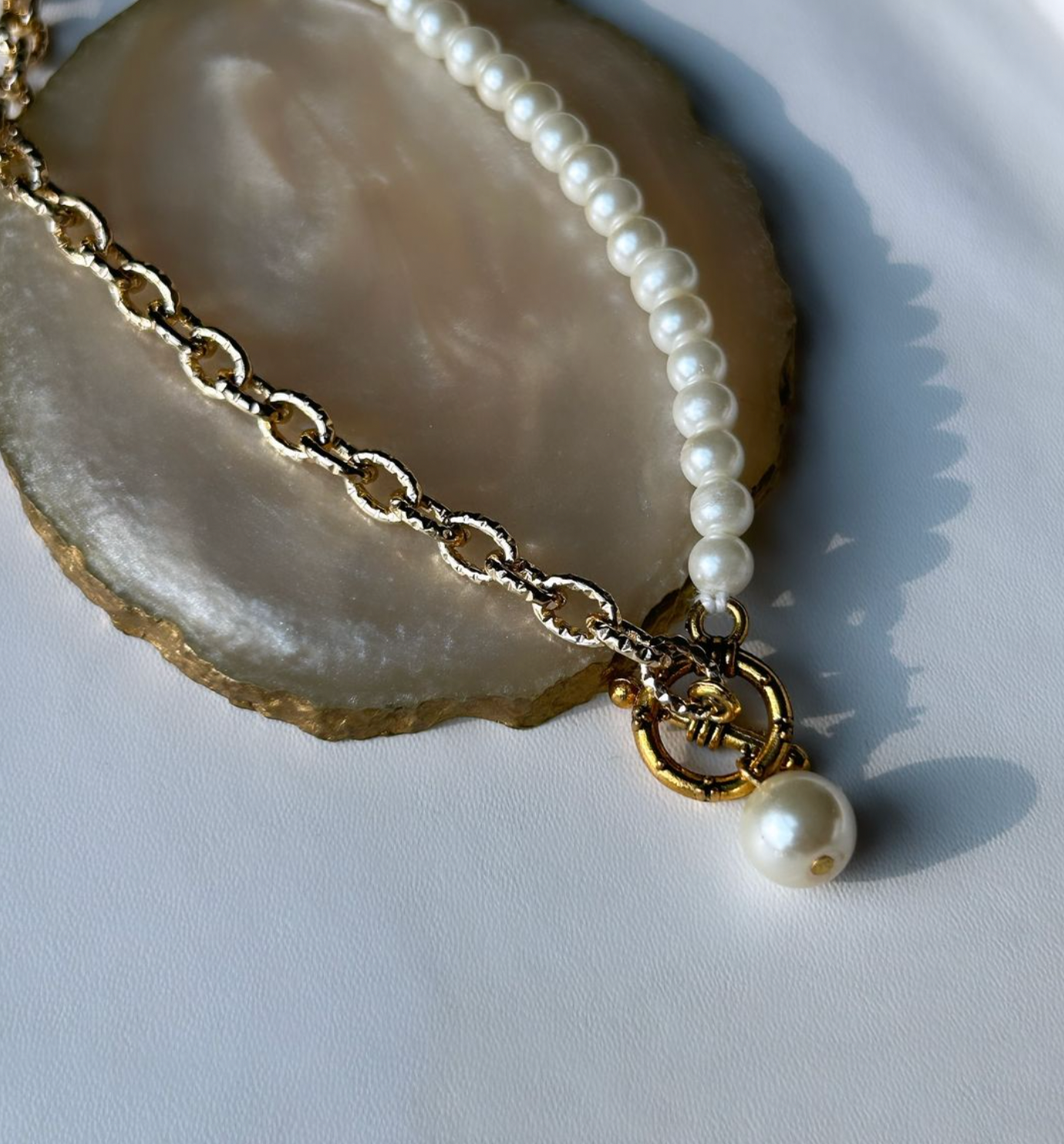 Half n Half Necklace